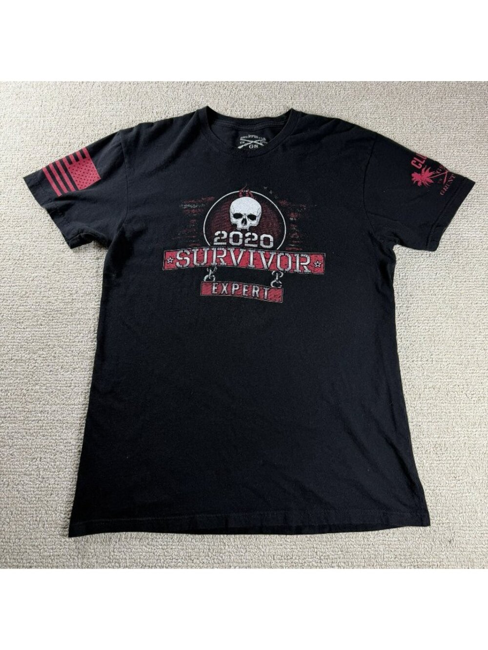 Grunt Style 2020 Survivor Expert T-shirt Black Men’s Size Large